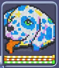 Pixel Flow Level 82: Screenshot des Spielfelds