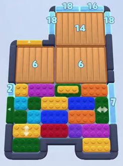 Color Block Jam bölümü: tahtanın ekran görüntüsü