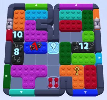 Color Block Jam 레벨 1220 / 1223 / 1225 / 2150: 보드 스크린샷