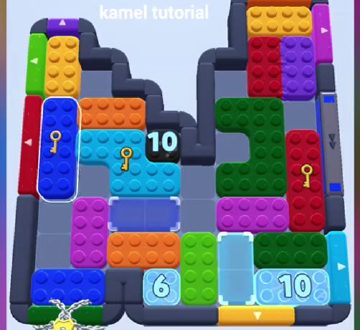 Color Block Jam nivel 1462 / 1463 / 1464: captura del tablero