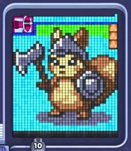 Pixel Flow level 1639: screenshot of the board