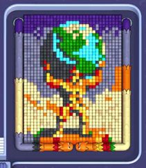 Pixel Flow fase 1295: print do tabuleiro