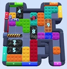 Color Block Jam 레벨 1302 / 1303 / 1304 / 2210: 보드 스크린샷