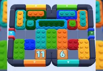 Color Block Jam level 572: screenshot of the board