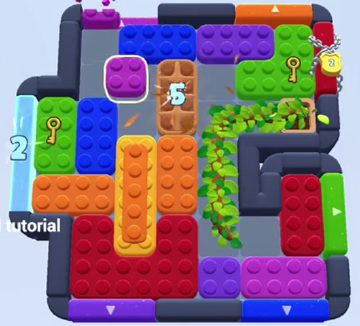 Color Block Jam level 1589 / 1590 / 1595: screenshot of the board