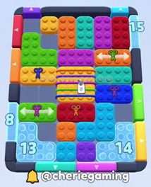 Color Block Jam level 566: screenshot of the board