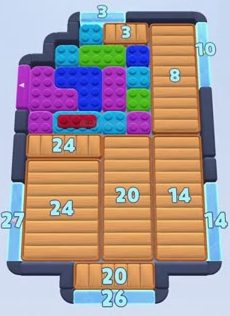 Color Block Jam bölümü: tahtanın ekran görüntüsü