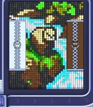 Pixel Flow fase 1745: print do tabuleiro