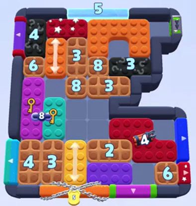 Color Block Jam bölümü: tahtanın ekran görüntüsü