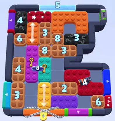Color Block Jam 1442 / 2351. bölüm: tahtanın ekran görüntüsü