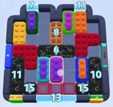 Color Block Jam bölümü: tahtanın ekran görüntüsü