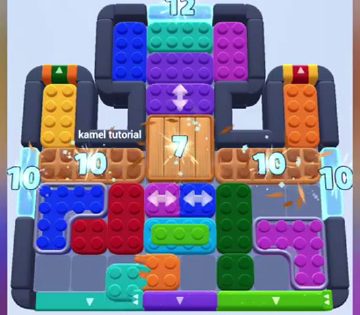 Color Block Jam 레벨 1364 / 1367 / 1370: 보드 스크린샷