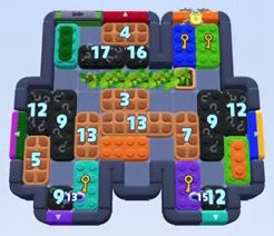 Color Block Jam bölümü: tahtanın ekran görüntüsü