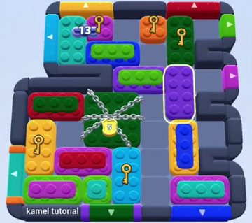 Color Block Jam level 715 / 720: screenshot of the board