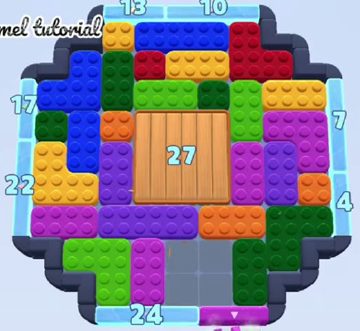 Color Block Jam level 1639 / 1702 / 2634: screenshot of the board