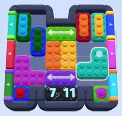 Color Block Jam level 777 / 760: screenshot of the board