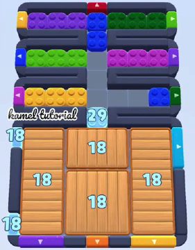 Color Block Jam level 1680 / 1687 / 2677: screenshot of the board