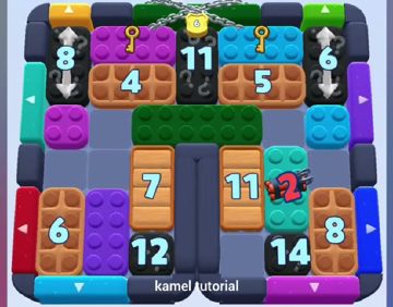 Color Block Jam level 976 / 977 / 1856: screenshot of the board