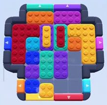 Color Block Jam Level 167 / 1005 / 1678: Screenshot des Spielfelds