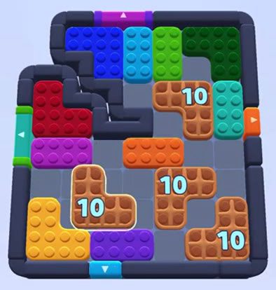 Color Block Jam bölümü: tahtanın ekran görüntüsü