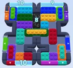 Color Block Jam Level 1435 / 1432: Screenshot des Spielfelds