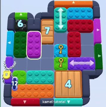 Color Block Jam level 741 / 706: screenshot of the board