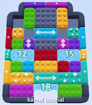 Color Block Jam level 366 / 760 / 1260: screenshot of the board