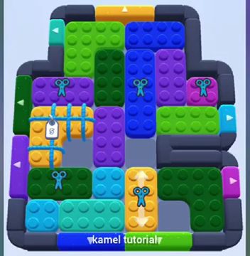 Color Block Jam level 555 / 1232 / 1449: screenshot of the board