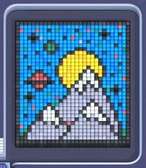 Pixel Flow уровень 325: скриншот поля
