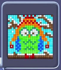 Pixel Flow Level 95: Screenshot des Spielfelds