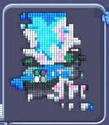 Pixel Flow Level 621: Screenshot des Spielfelds