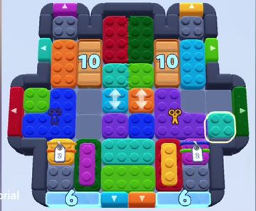 Color Block Jam level 1186 / 1177 / 1184: screenshot of the board