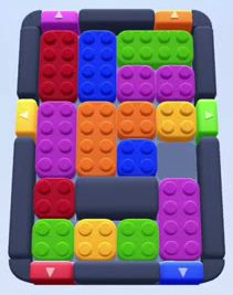 Color Block Jam Level 31 / 32: Screenshot des Spielfelds