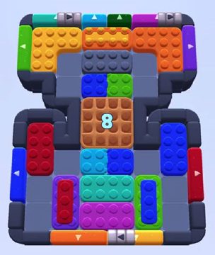 Color Block Jam 레벨 1130 / 1135: 보드 스크린샷