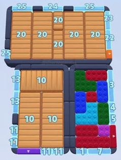 Color Block Jam bölümü: tahtanın ekran görüntüsü