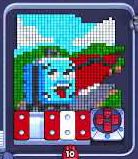 Pixel Flow уровень 1465: скриншот поля