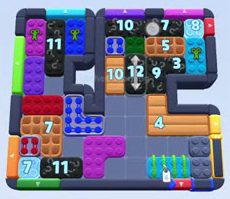 Color Block Jam bölümü: tahtanın ekran görüntüsü