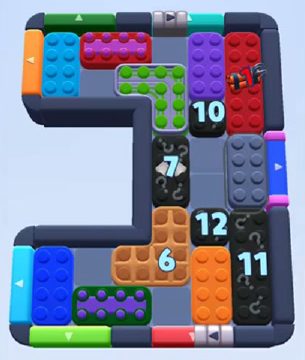 Color Block Jam 1191 / 1194 / 2097. bölüm: tahtanın ekran görüntüsü