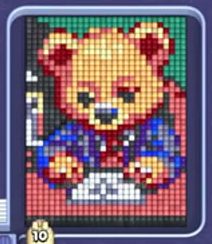 Pixel Flow level 1340: screenshot of the board