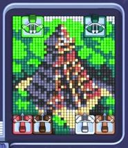 Pixel Flow level 1687: screenshot of the board