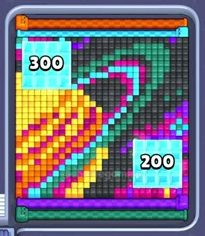 Pixel Flow уровень 465: скриншот поля