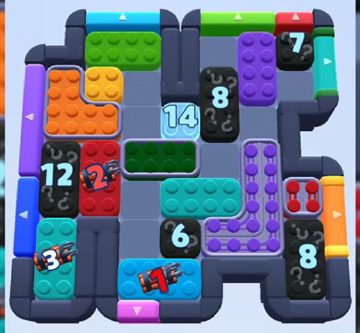 Color Block Jam level 863 / 1760: screenshot of the board