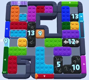 Color Block Jam nivel 1570 / 1567 / 1569 / 1574: captura del tablero