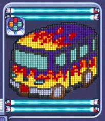 Pixel Flow level 880: screenshot of the board