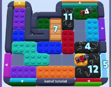 Color Block Jam level 981 / 984 / 1857: screenshot of the board