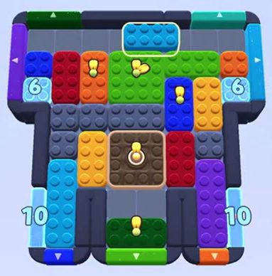 Color Block Jam bölümü: tahtanın ekran görüntüsü