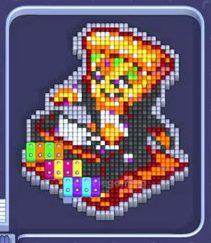 Pixel Flow уровень 2368: скриншот поля