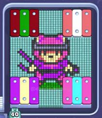 Pixel Flow level 1405: screenshot of the board