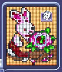Pixel Flow level 1366: screenshot of the board