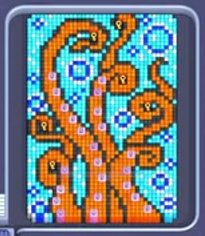 Pixel Flow уровень 239: скриншот поля